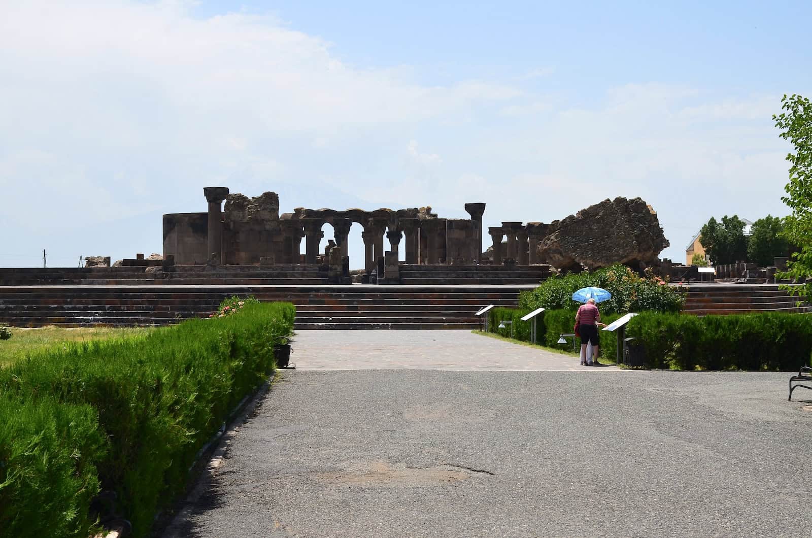 Zvartnots Cathedral: A Ruined 7th-Century Cathedral in Armenia